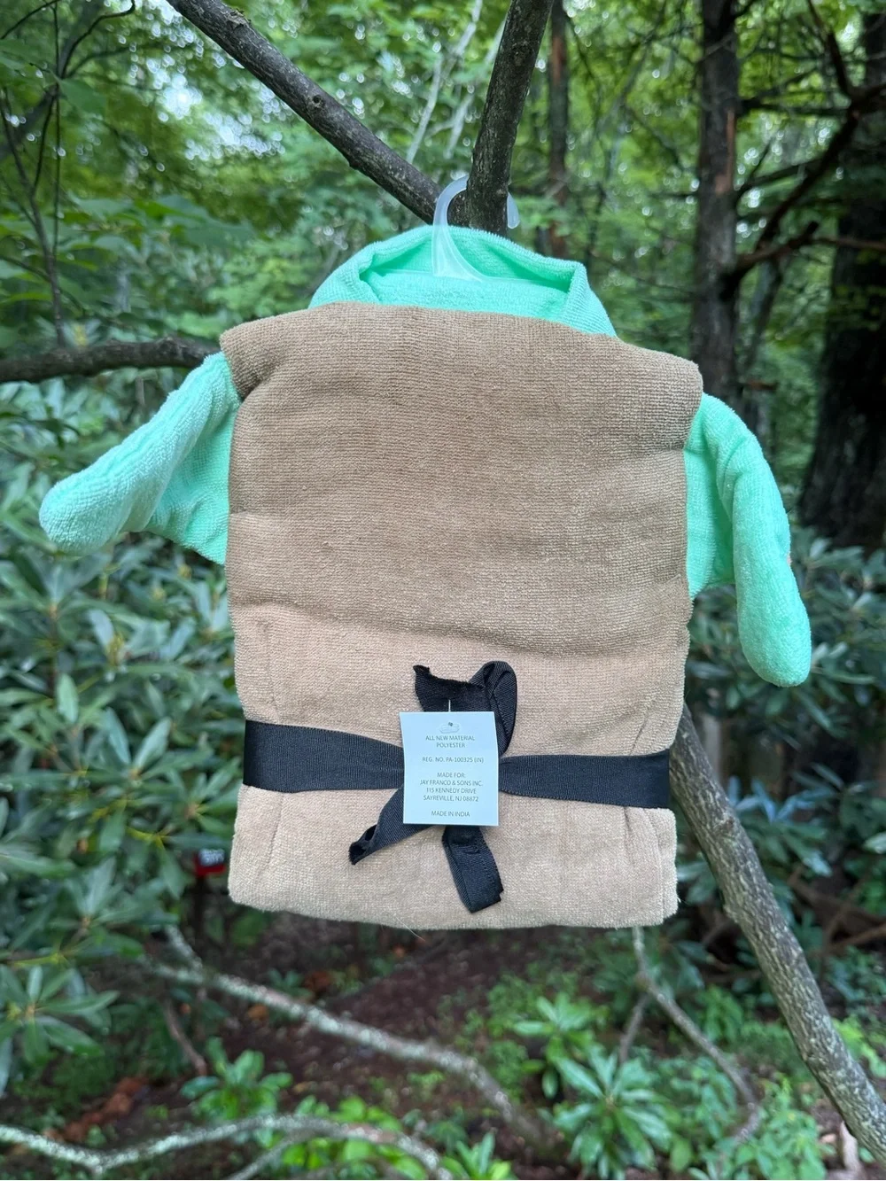 NWT Star Wars The Mandalorian Grogu Baby Yoda Hooded Kids Towel